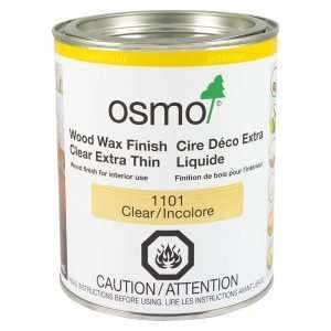 Osmo Wood Wax Finish Clear Extra Thin .75L