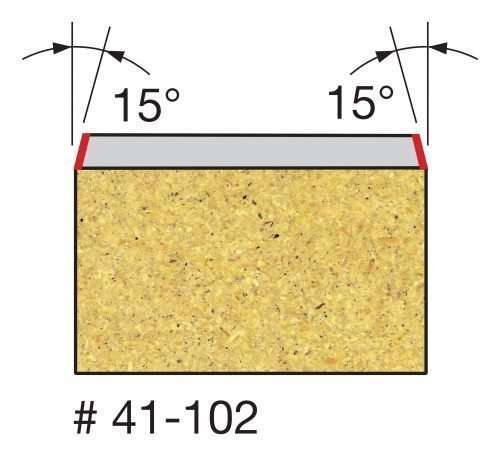 19/32″ (Dia.) x 1-7/8″ (L) Bevel Trim Bit 15° Angle