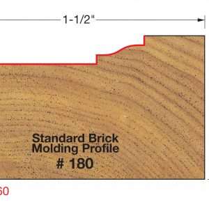 Brick Molding Bit 3-1/2″ (Dia.)