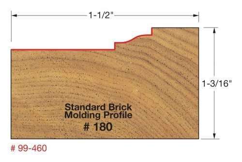 Brick Molding Bit 3-1/2″ (Dia.)