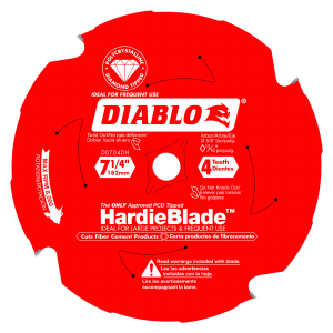 7-1/4 in.  x 4 Tooth (PCD) Fiber Cement HardieBlade