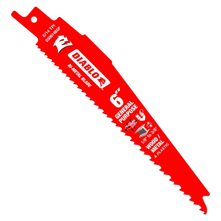 Recip blade cutter diablo brand