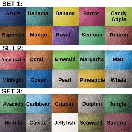 EcoPoxy Metallic Color Pigment 5g Sample Packets