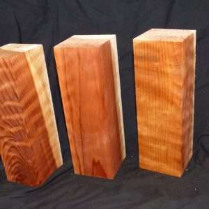 Curly Redwood Pepper Mill Blanks