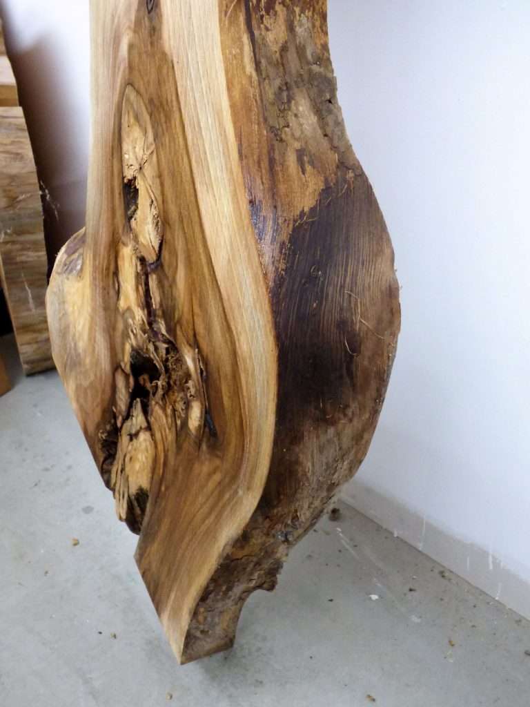 Walnut live edge wood slab